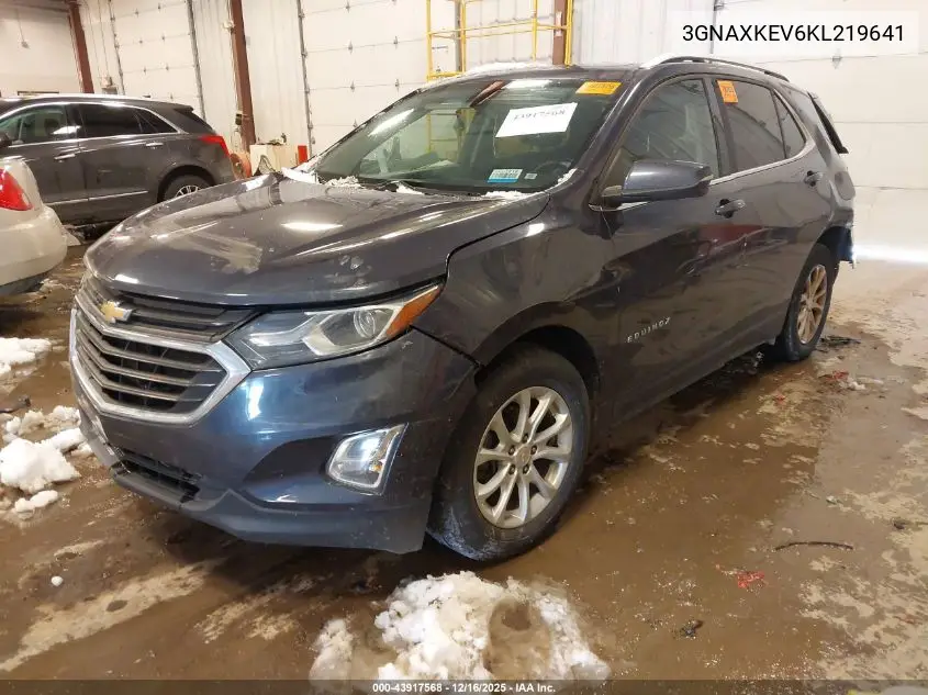 3GNAXKEV6KL219641 2019 Chevrolet Equinox Lt