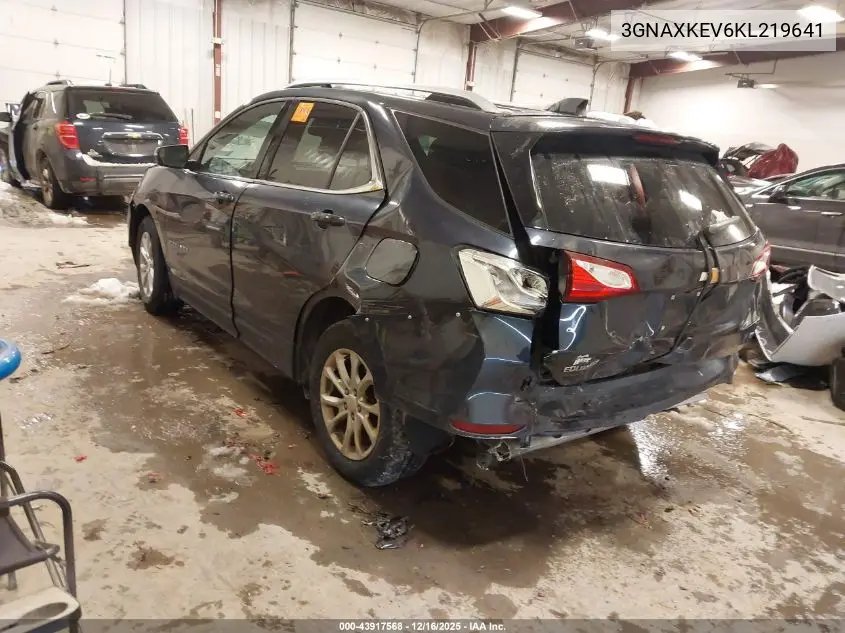 3GNAXKEV6KL219641 2019 Chevrolet Equinox Lt