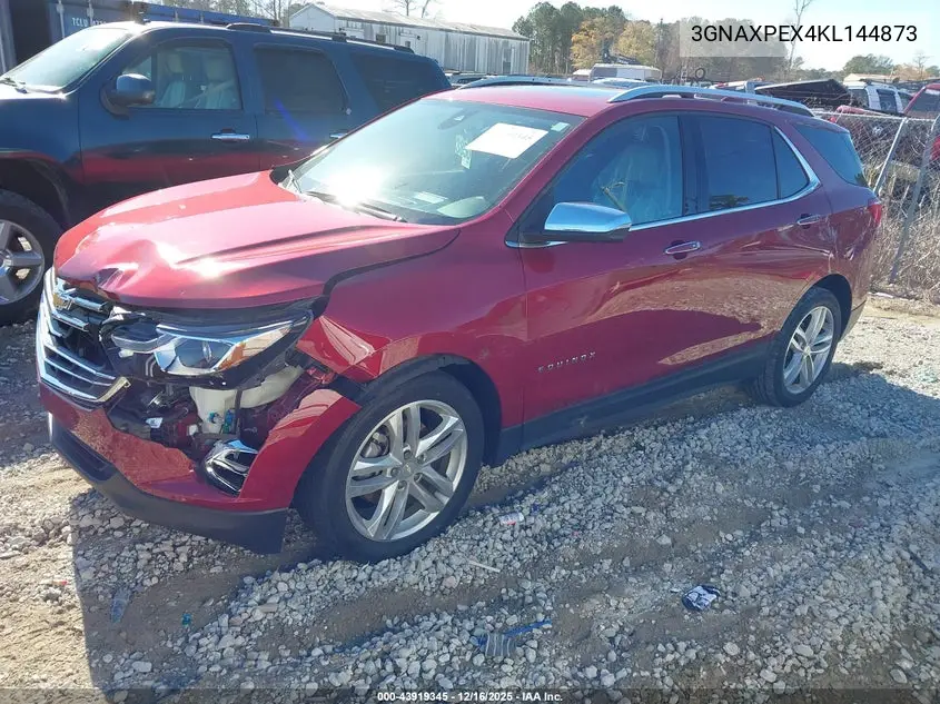 3GNAXPEX4KL144873 2019 Chevrolet Equinox Premier