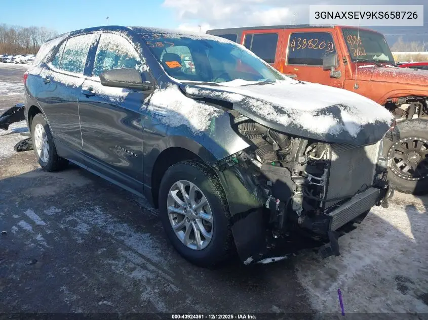 3GNAXSEV9KS658726 2019 Chevrolet Equinox Ls