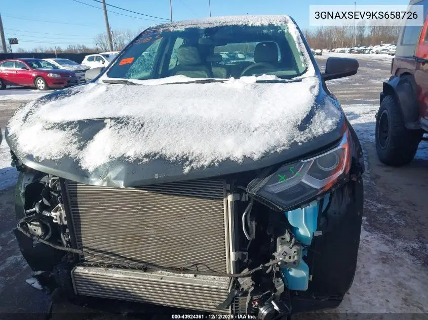3GNAXSEV9KS658726 2019 Chevrolet Equinox Ls