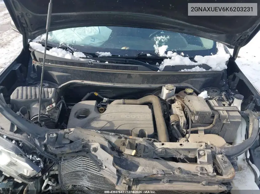 2GNAXUEV6K6203231 2019 Chevrolet Equinox Lt