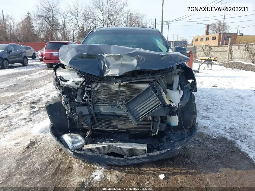 2GNAXUEV6K6203231 2019 Chevrolet Equinox Lt