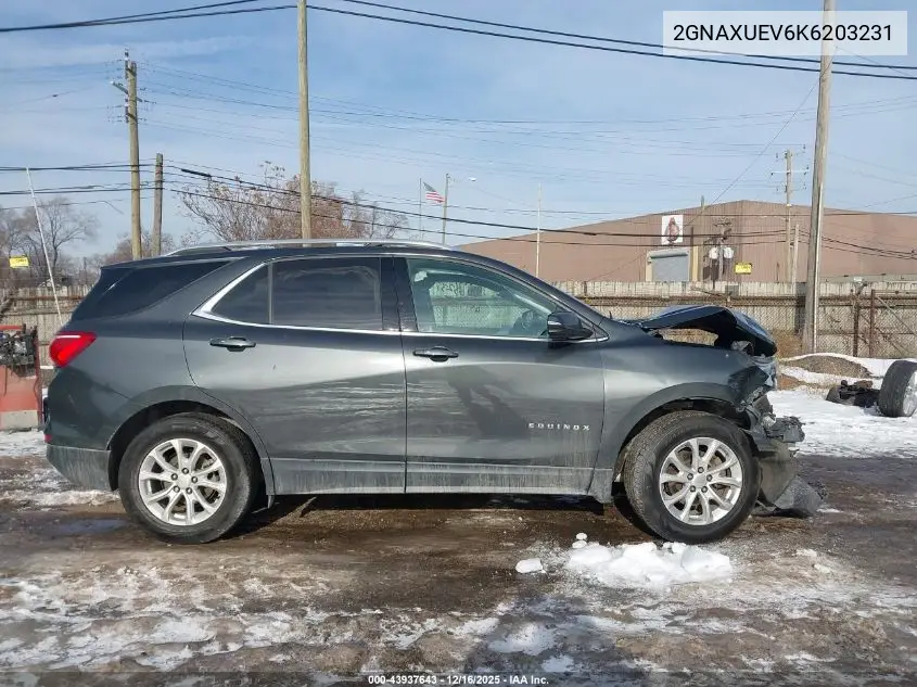 2GNAXUEV6K6203231 2019 Chevrolet Equinox Lt