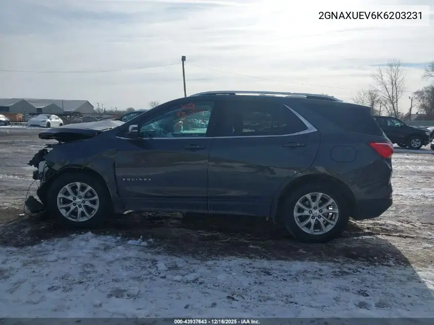 2GNAXUEV6K6203231 2019 Chevrolet Equinox Lt