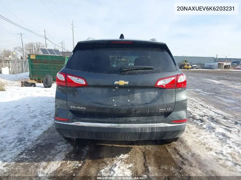 2GNAXUEV6K6203231 2019 Chevrolet Equinox Lt