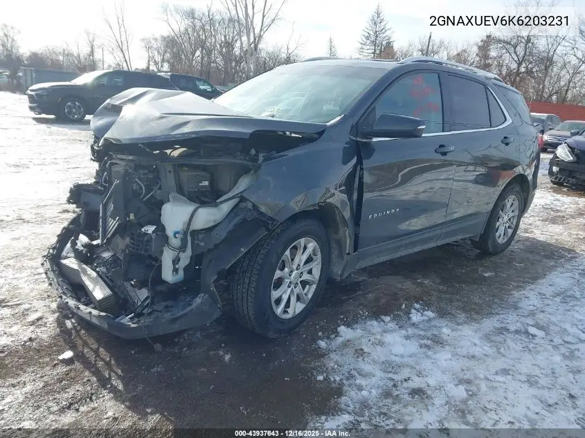 2GNAXUEV6K6203231 2019 Chevrolet Equinox Lt