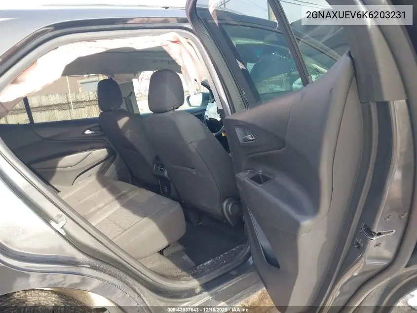 2GNAXUEV6K6203231 2019 Chevrolet Equinox Lt