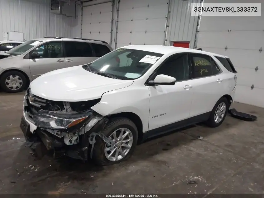 3GNAXTEV8KL333372 2019 Chevrolet Equinox Lt