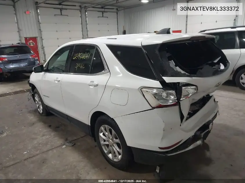 3GNAXTEV8KL333372 2019 Chevrolet Equinox Lt