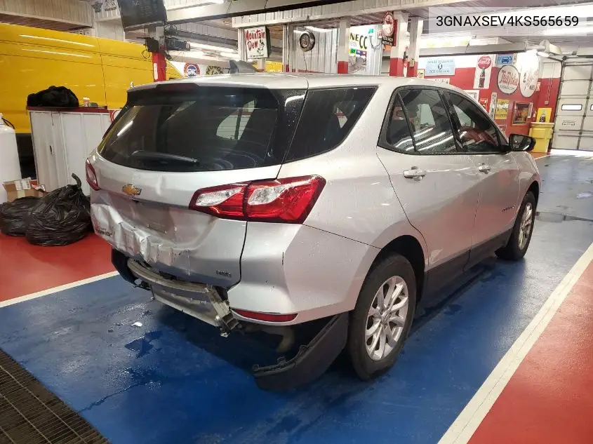 3GNAXSEV4KS565659 2019 Chevrolet Equinox Ls