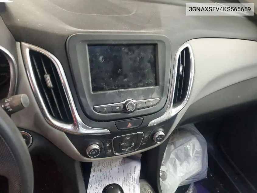 3GNAXSEV4KS565659 2019 Chevrolet Equinox Ls