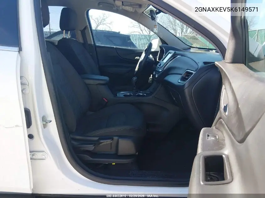 2GNAXKEV5K6149571 2019 Chevrolet Equinox Lt