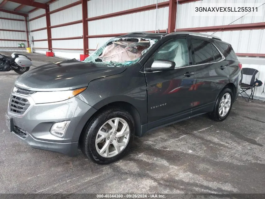 2020 Chevrolet Equinox Awd Lt 2.0L Turbo VIN: 3GNAXVEX5LL255311 Lot: 40344360