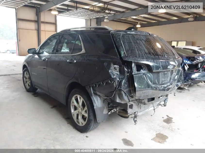 2GNAXNEV2L6210409 2020 Chevrolet Equinox Premier