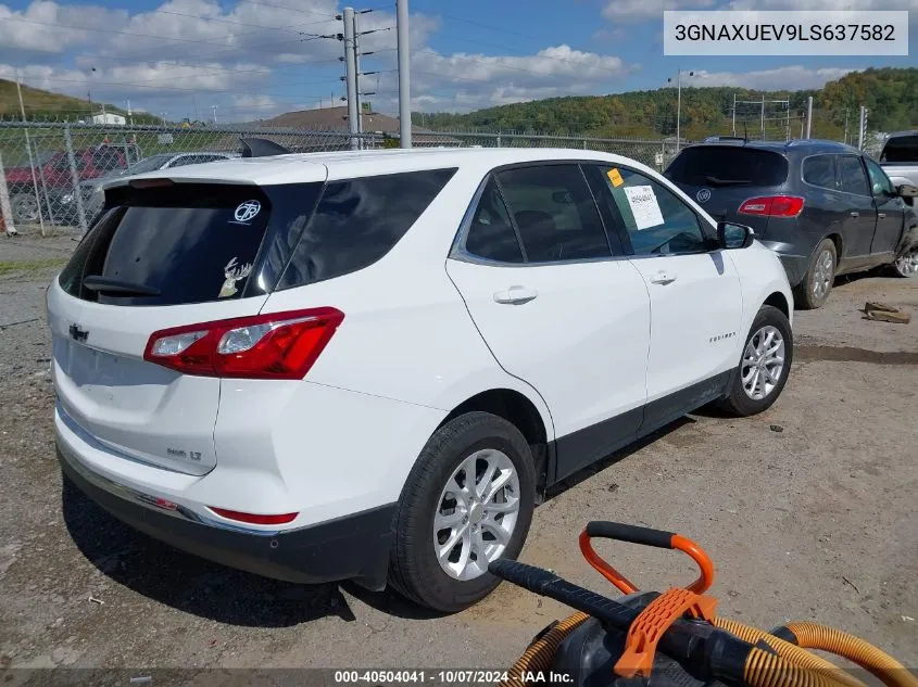 3GNAXUEV9LS637582 2020 Chevrolet Equinox Awd Lt 1.5L Turbo