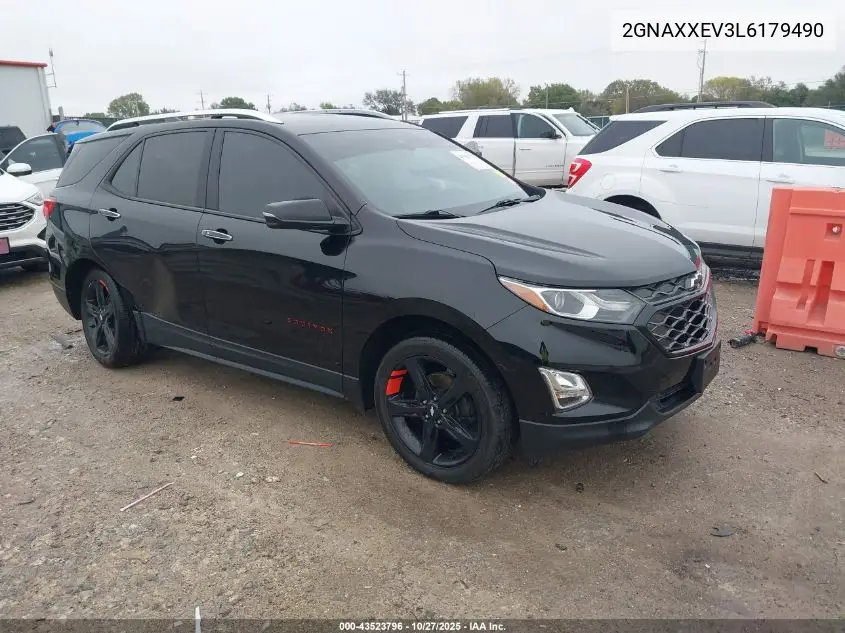 2GNAXXEV3L6179490 2020 Chevrolet Equinox Awd Premier 1.5L Turbo