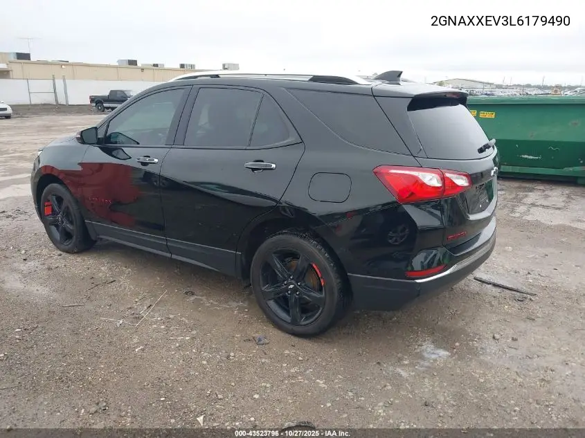 2GNAXXEV3L6179490 2020 Chevrolet Equinox Awd Premier 1.5L Turbo
