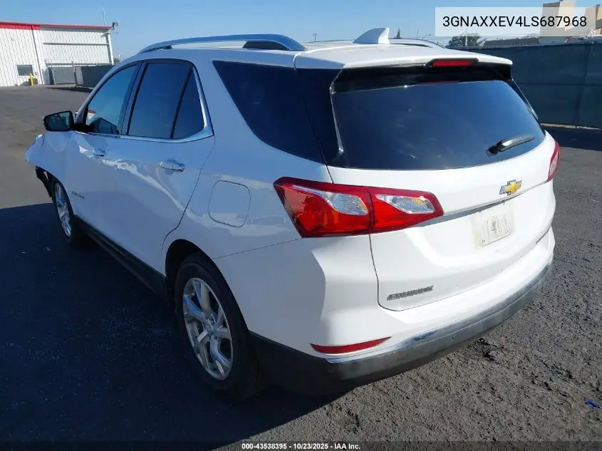 3GNAXXEV4LS687968 2020 Chevrolet Equinox Awd Premier 1.5L Turbo
