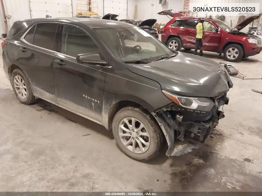 3GNAXTEV8LS520523 2020 Chevrolet Equinox Awd 2Fl