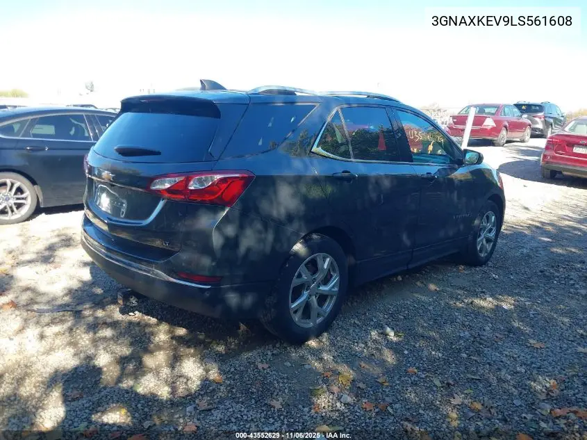 3GNAXKEV9LS561608 2020 Chevrolet Equinox Fwd Lt 1.5L Turbo