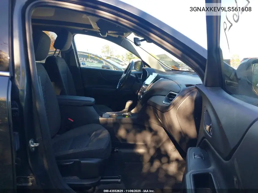 3GNAXKEV9LS561608 2020 Chevrolet Equinox Fwd Lt 1.5L Turbo