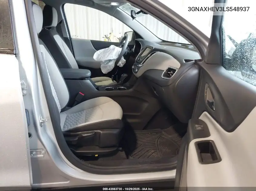 3GNAXHEV3LS548937 2020 Chevrolet Equinox Fwd Ls