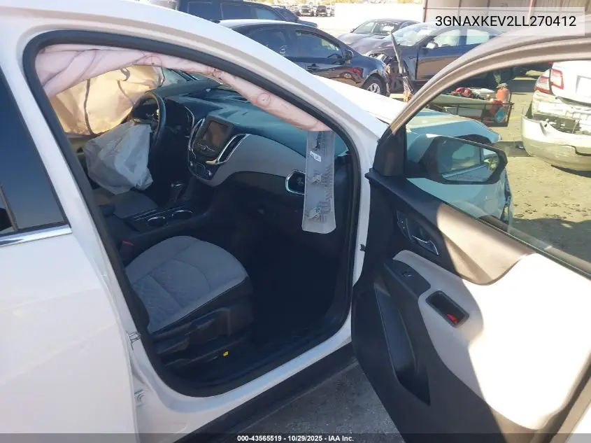 3GNAXKEV2LL270412 2020 Chevrolet Equinox Fwd Lt 1.5L Turbo