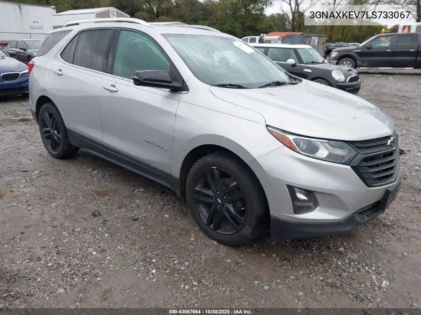 3GNAXKEV7LS733067 2020 Chevrolet Equinox Fwd Lt 1.5L Turbo