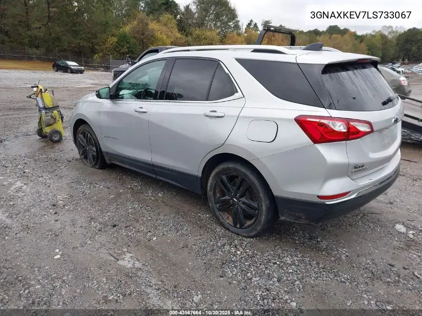 3GNAXKEV7LS733067 2020 Chevrolet Equinox Fwd Lt 1.5L Turbo