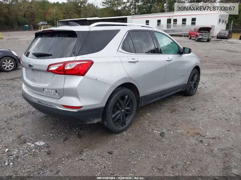 3GNAXKEV7LS733067 2020 Chevrolet Equinox Fwd Lt 1.5L Turbo