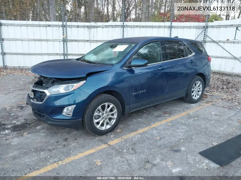 2GNAXJEVXL6133118 2020 Chevrolet Equinox Fwd 2Fl