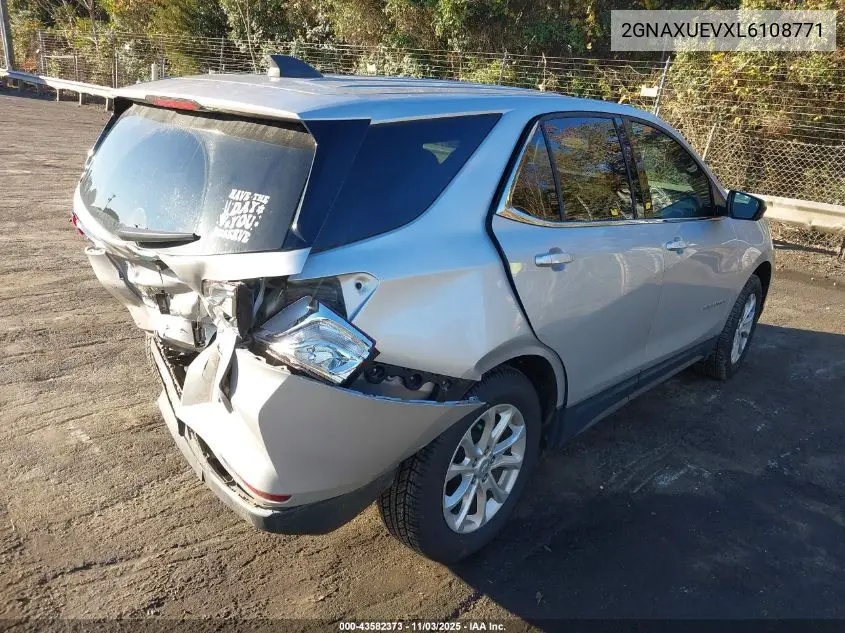2GNAXUEVXL6108771 2020 Chevrolet Equinox Awd Lt 1.5L Turbo