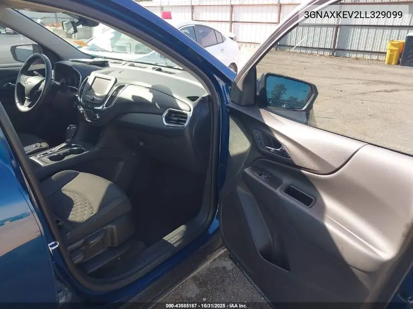 3GNAXKEV2LL329099 2020 Chevrolet Equinox Fwd Lt 1.5L Turbo