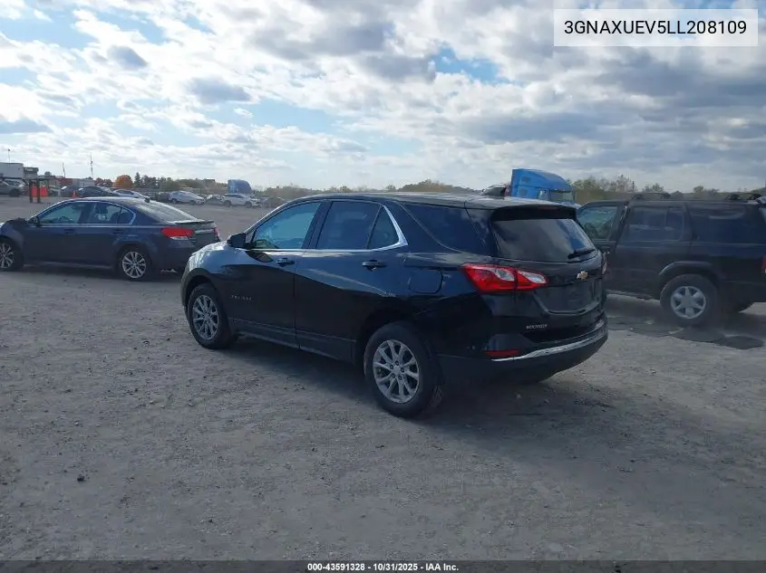 3GNAXUEV5LL208109 2020 Chevrolet Equinox Awd Lt 1.5L Turbo