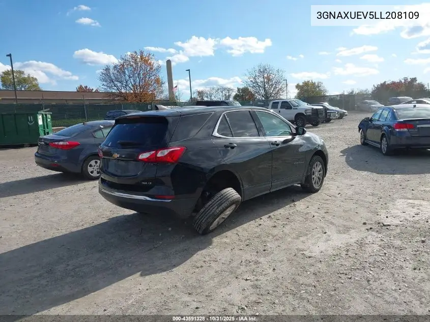 3GNAXUEV5LL208109 2020 Chevrolet Equinox Awd Lt 1.5L Turbo