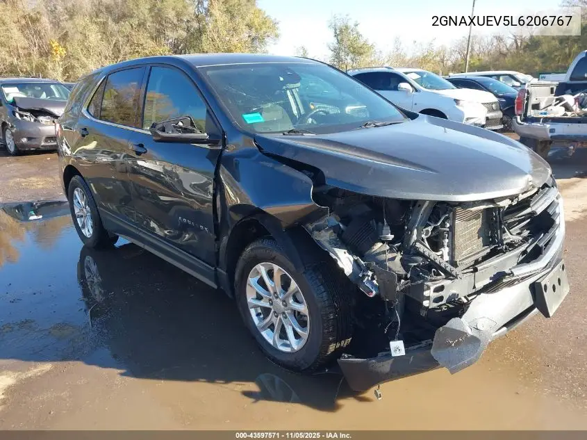 2GNAXUEV5L6206767 2020 Chevrolet Equinox Awd Lt 1.5L Turbo