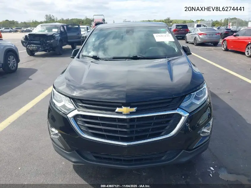2GNAXHEV8L6274441 2020 Chevrolet Equinox Fwd Ls