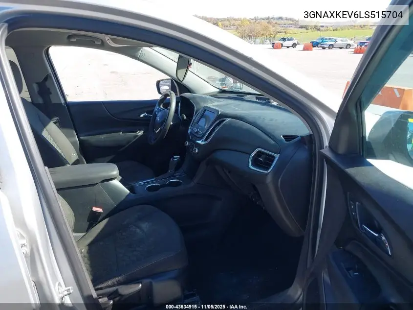 3GNAXKEV6LS515704 2020 Chevrolet Equinox Fwd Lt 1.5L Turbo