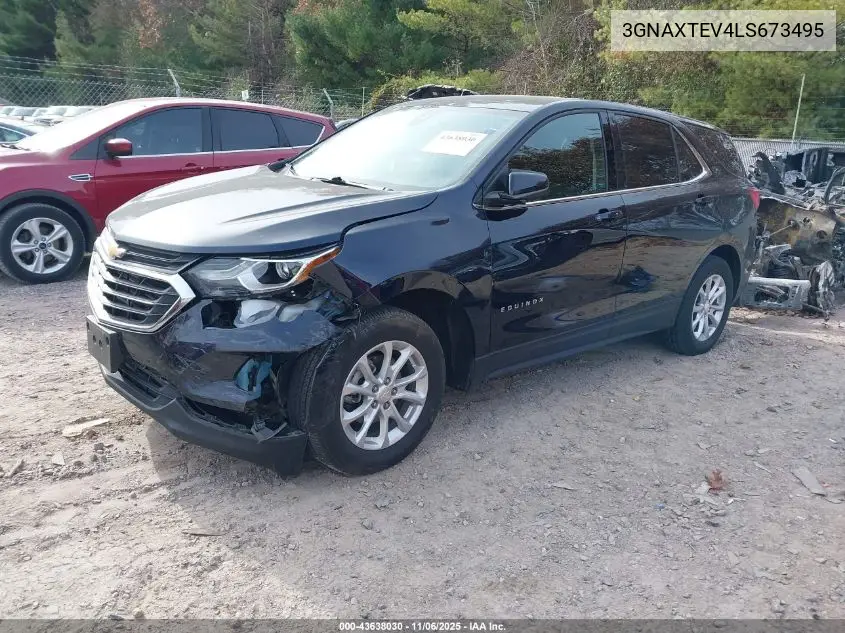 3GNAXTEV4LS673495 2020 Chevrolet Equinox Awd 2Fl