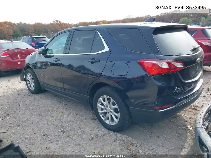 3GNAXTEV4LS673495 2020 Chevrolet Equinox Awd 2Fl