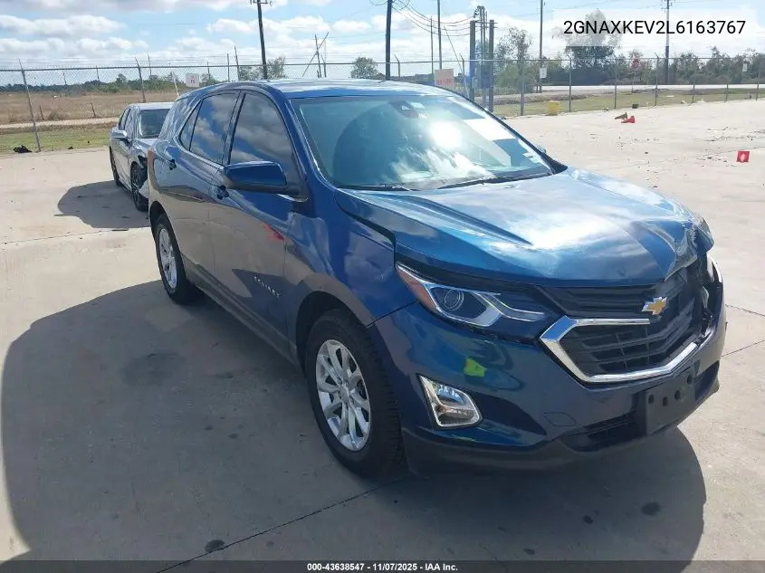 2GNAXKEV2L6163767 2020 Chevrolet Equinox Fwd Lt 1.5L Turbo