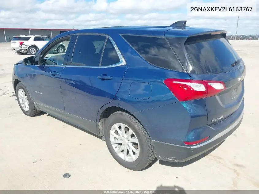 2GNAXKEV2L6163767 2020 Chevrolet Equinox Fwd Lt 1.5L Turbo