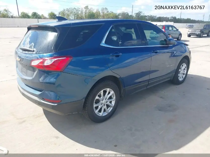 2GNAXKEV2L6163767 2020 Chevrolet Equinox Fwd Lt 1.5L Turbo
