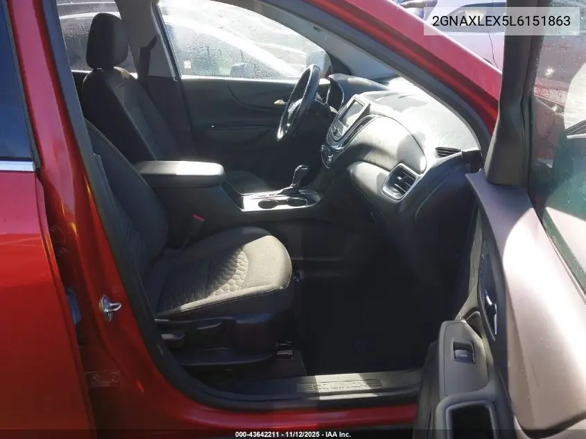 2GNAXLEX5L6151863 2020 Chevrolet Equinox Fwd Lt 2.0L Turbo