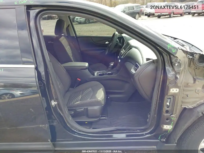 2GNAXTEV5L6175451 2020 Chevrolet Equinox Awd 2Fl
