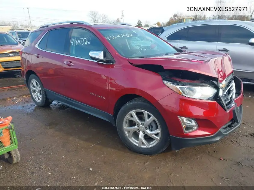 3GNAXNEVXLS527971 2020 Chevrolet Equinox Fwd Premier 1.5L Turbo