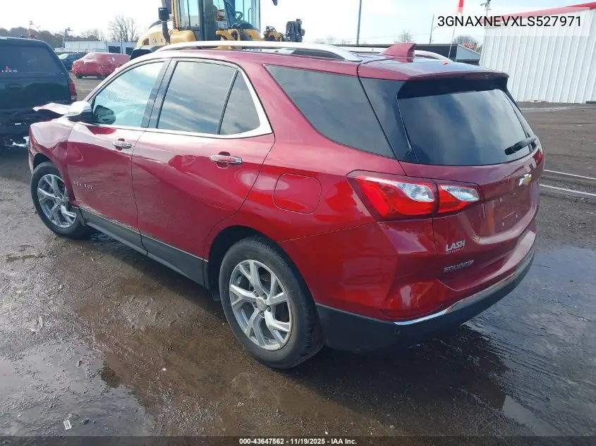 3GNAXNEVXLS527971 2020 Chevrolet Equinox Fwd Premier 1.5L Turbo