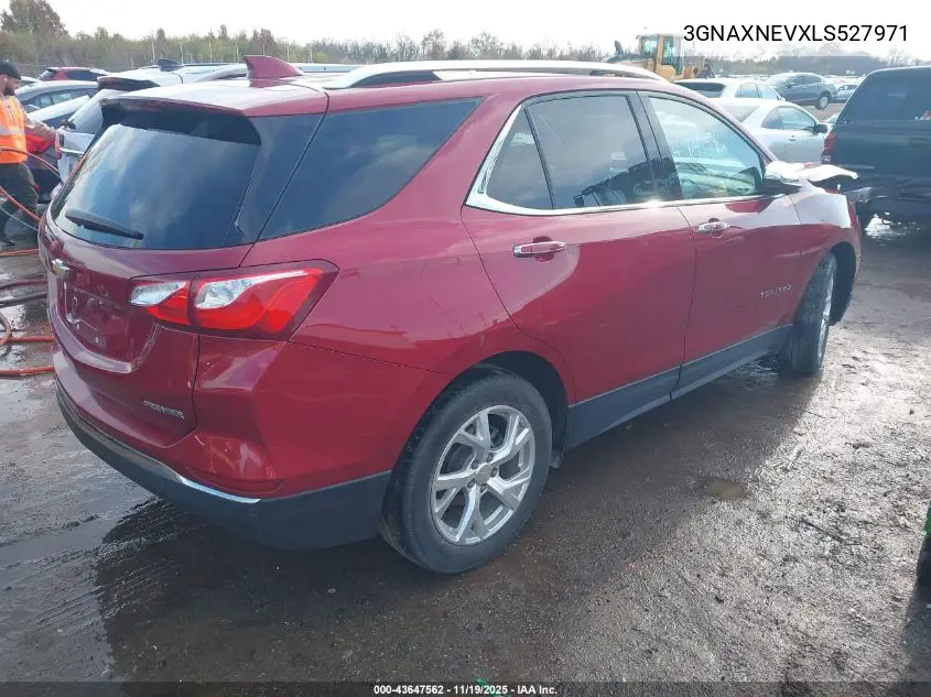 3GNAXNEVXLS527971 2020 Chevrolet Equinox Fwd Premier 1.5L Turbo