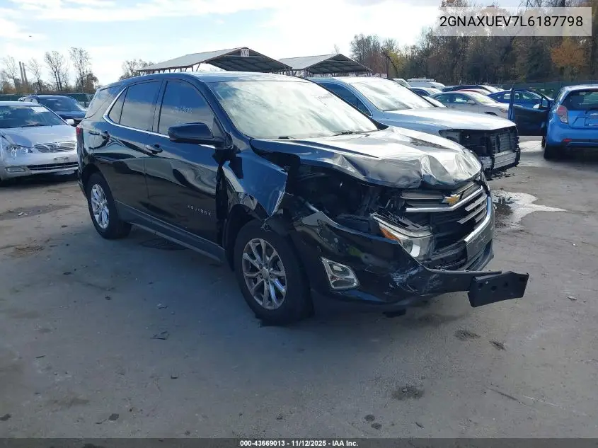 2GNAXUEV7L6187798 2020 Chevrolet Equinox Awd Lt 1.5L Turbo